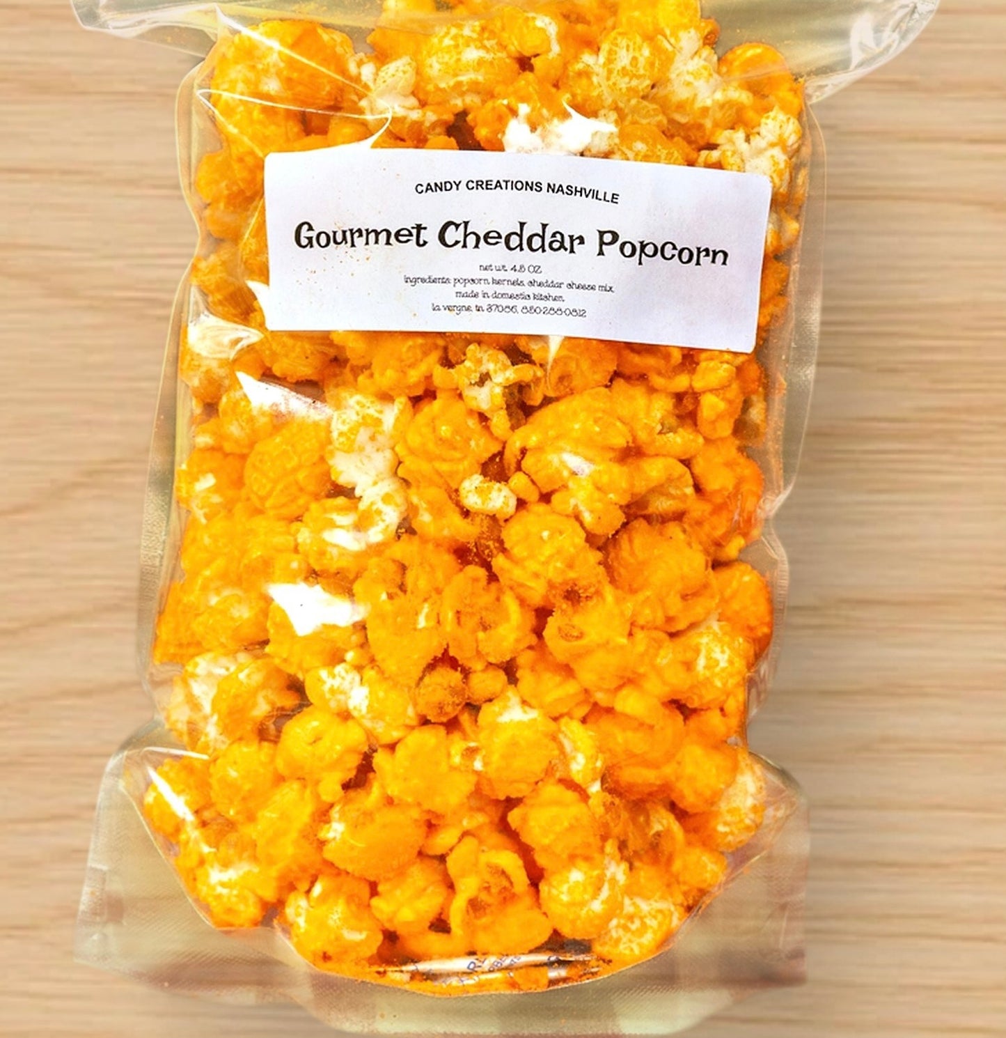 Gourmet Cheddar Popcorn