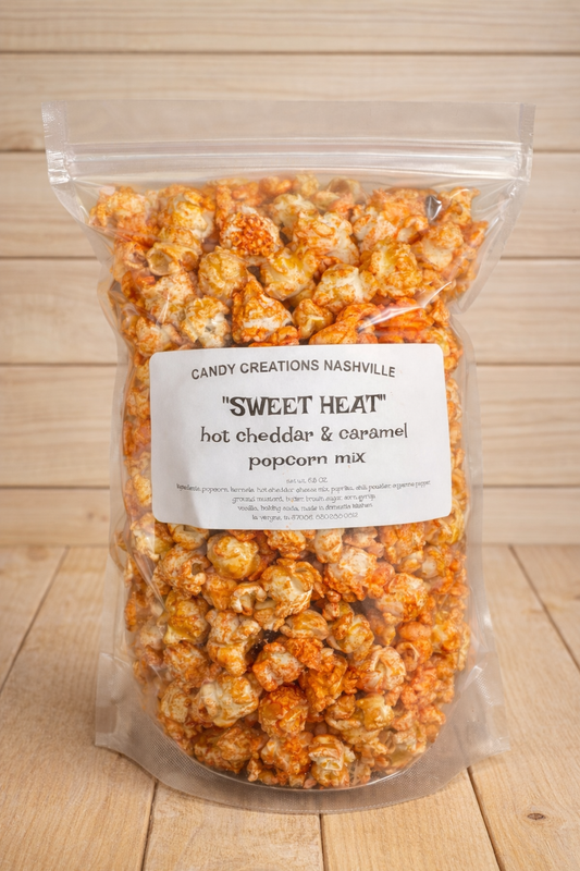 Sweet Heat Popcorn (Double Butter Caramel & Hot Cheddar)